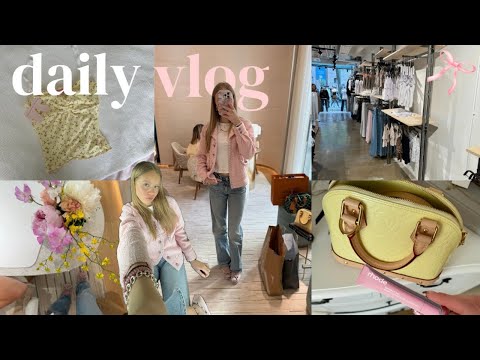 daily vlog (picking up stuff, try on haul...)