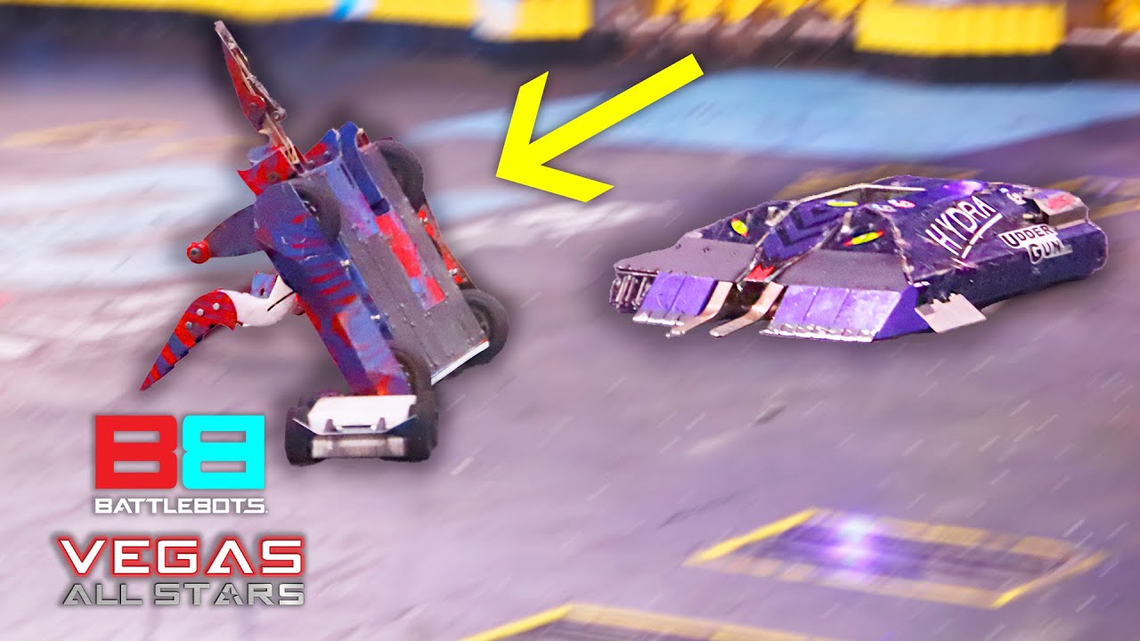[Full Fight] Bot Gets Trapped In The Screws Mid Fight | Vegas All Stars | BATTLEBOTS