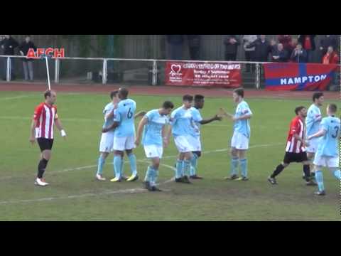 AFC Hornchurch 2 Hampton & Richmond Borough 3 (19 Apr 14) - Second Harris goal