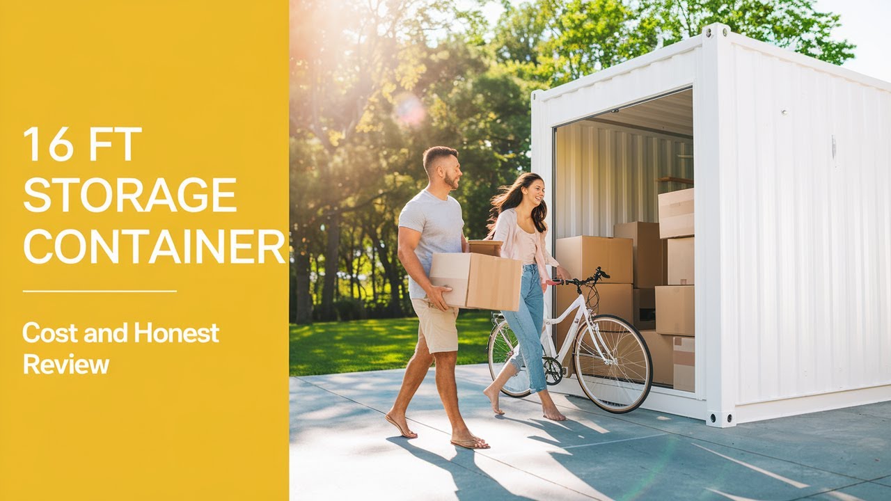 16 ft storage pod for moving- HONEST REVIEW- (cost and tips on how to pack)