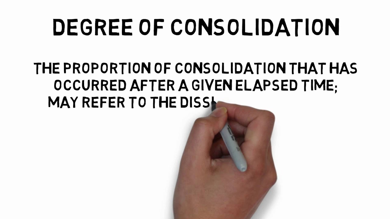 Degree Of Consolidation