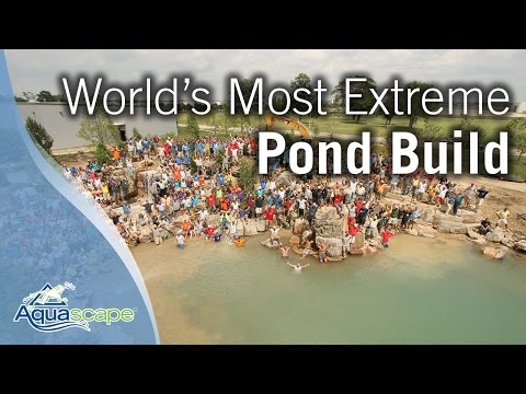 World's Most Extreme Pond Build Finale 1
