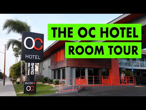 COOL & CHEAP NEWPORT BEACH HOTEL - OC HOTEL ROOM TOUR (FORMERLY BLVD HOTEL)