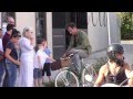 Funnyman Will Arnett Gets A Visit On Set From His Two Sons Archie And Abel