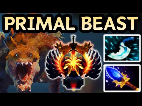 🔥 PRIMAL BEAST OFFLANE — HE JUST RUNS AND WINS 💀 | DOTA 2 🔥