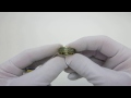 Відео огляд Срібна позолочена каблучка "Вінчальна" кжх42