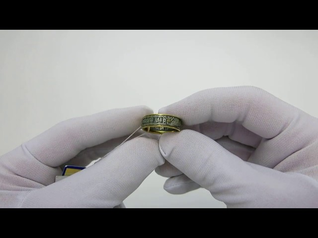 Срібна позолочена каблучка "Вінчальна" кжх42 Відео огляд