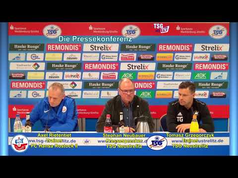 13. Spieltag: Die Tore & die Pressekonferenz TSG Neustrelitz - FC Hansa Rostock II