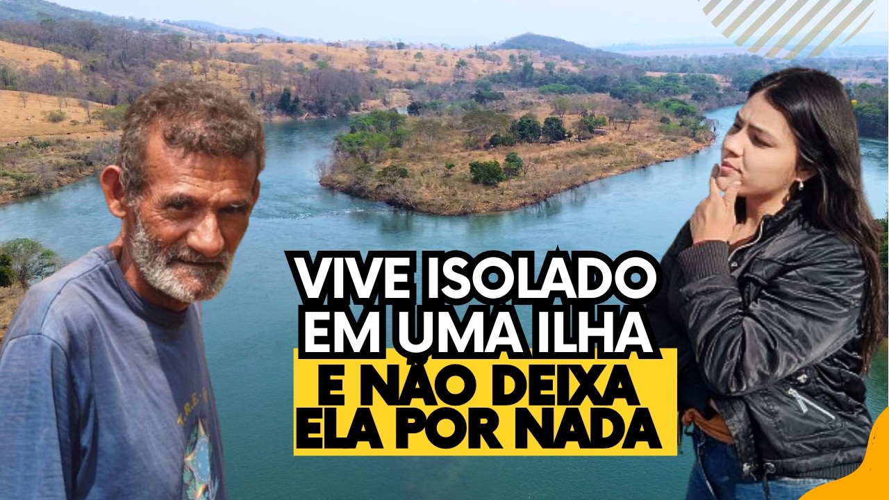 Ele vive ISOLADO em uma ILHA no meio de um Rio no Interior do Brasil