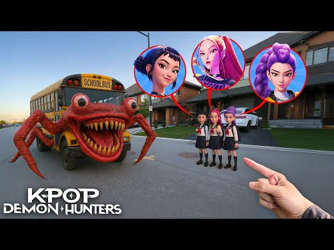 IF YOU SEE SCHOOL BUS EATER EATING KPOP DEMON HUNTERS IN REAL LIFE, RUN! (FULL MOVIE) 