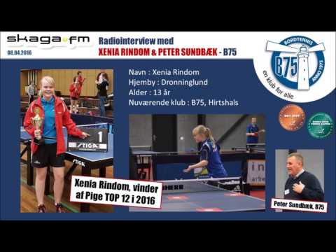 Interview med Xenia Rindom, B75