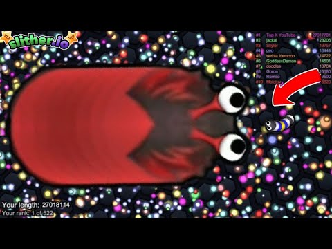 Slither.io A.I FUNNY FAT Snake vs TINY Pro Snakes - Epic Skin Slitherio Vip Gameplay - WORLD RECORDS