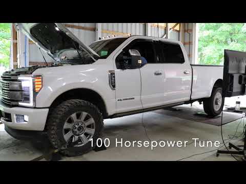 2019 Ford F350 6.7 Diesel dpf Delete and Tune Dyno Results