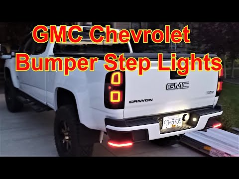 GMC Canyon Chevrolet Colorado Anzo Bumper Step Lites Install