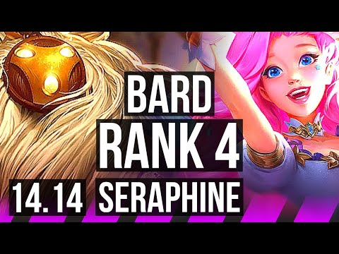 BARD & Hwei vs SERAPHINE & Miss Fortune (SUP) | Rank 1 Bard, Rank 4, 2/1/14 | NA Challenger | 14.14