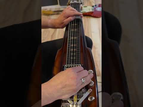 Rogue RLS-1 Lap Steel Guitar 'Metallic Black' with Duesenberg Multibenders imagen 11
