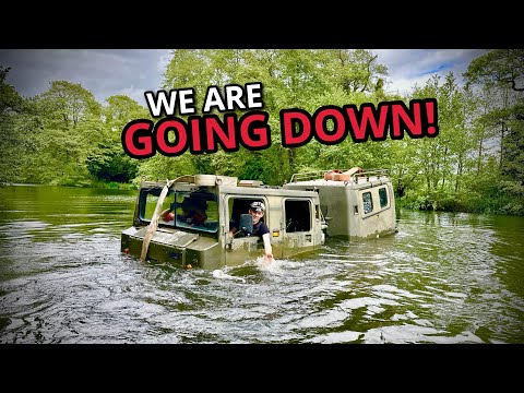 THIS ABANDONED MILITARY VEHICLE NEARLY SANK!
