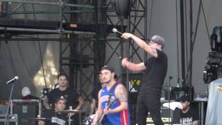 I Prevail performing Walk, One Step Closer, Killing in the Name at Rise Above Fest 2016 Bangor Maine