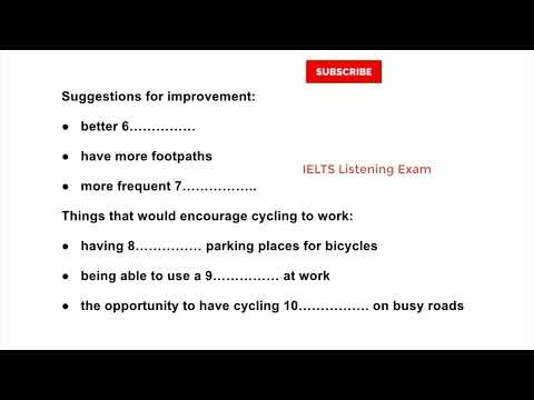 Transport Survey | IELTS LISTENING TEST | SECTION-1