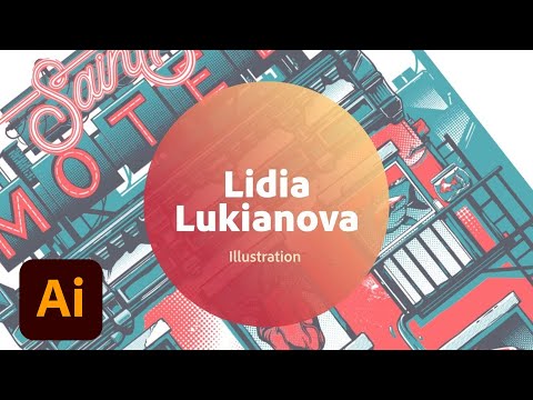 Live Illustration with Lidia Lukianova - 2 of 3 | Adobe Creative Cloud