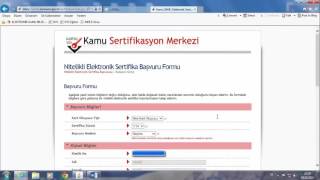 Ders 02 - Nitelikli Elektronik Sertifika (E-İmza) İlk Başvuru
