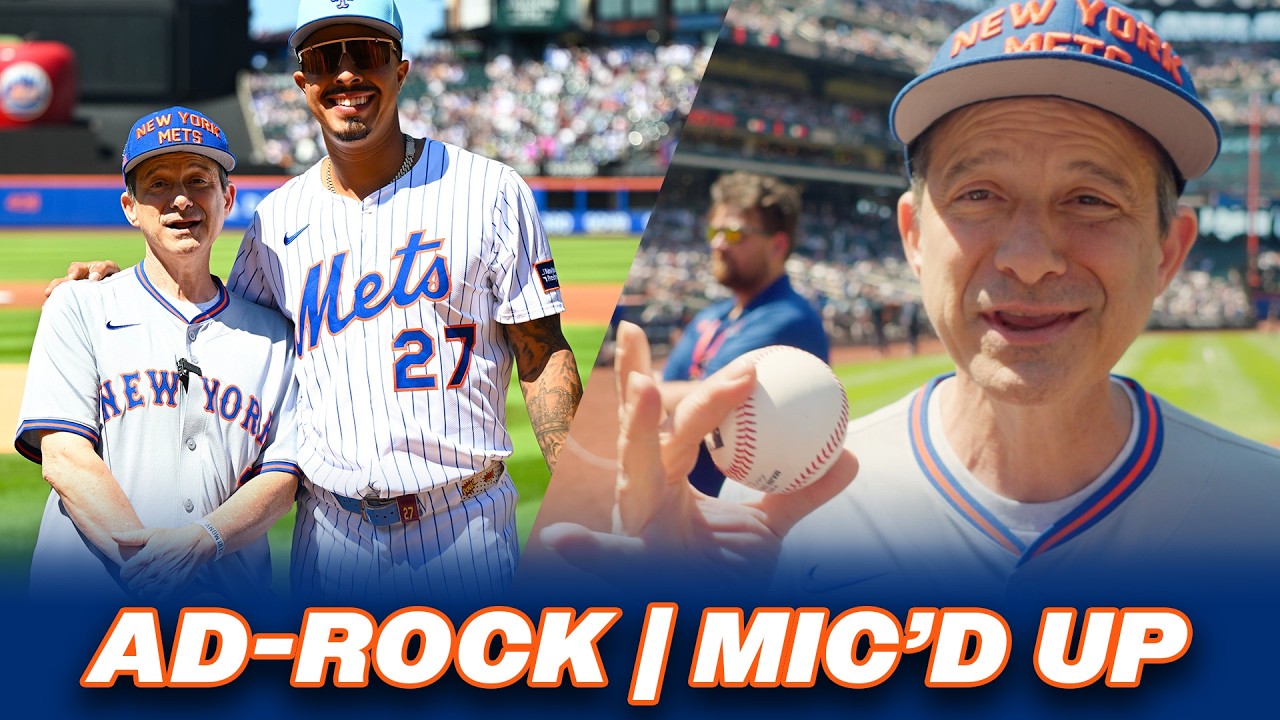 Ad-Rock Mic'd Up for First Pitch!