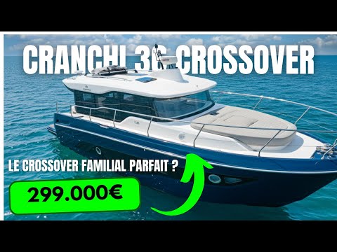 Cranchi T36 Crossover (2019): 45h Engine & New Condition