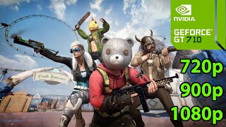 GT 710 2GB DDR5 | PUBG Season 7 | 1080p, 900p, 720p