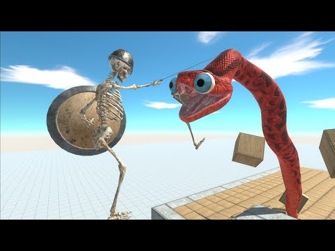 CRAZY TITANOBOA ATTACKS UNITS  -  ANIMAL REVOLT BATTLE SIMULATOR