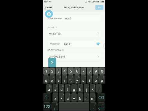 How to hotspot On and set in Mi note 4