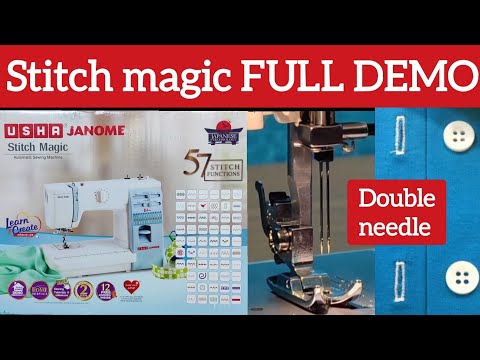 Usha Janome Stitch Magic Sewing Machine 57 In Built Stitches