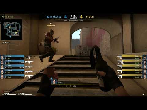 CS:GO POV Demo Fnatic flusha (25/14) vs Vitality (de_mirage)