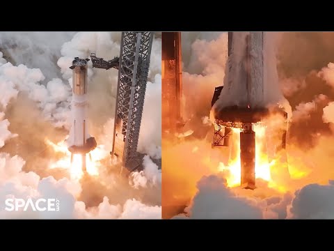 SpaceX fires up Starship Super Heavy booster in preparation for flight 11