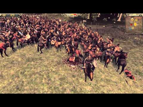 Attila Total War Online 2v2 : Huns & Langobards vs Ostrogoths & Visigoths