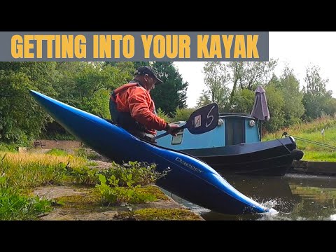 Getting into your kayak - WITHOUT tipping in