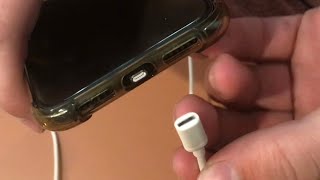 “fixing” iPhone with SNAPPED OFF￼ charger (broken lightning connector)
