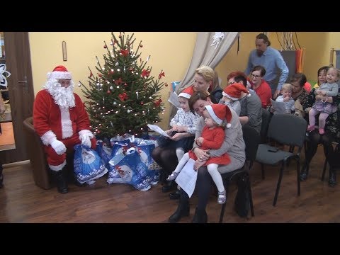 Święty Mikołaj w Centrum Małego Dziecka i Rodziny w Sępólnie Krajeńskim, 19.12.2017 r.
