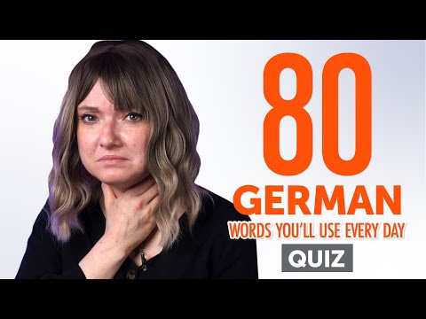 Quiz | 80 German Words You'll Use Every Day - Basic Vocabulary #48