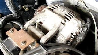 How to replace the alternator in a 3.0L Caravan, Voyager or Town and Country
