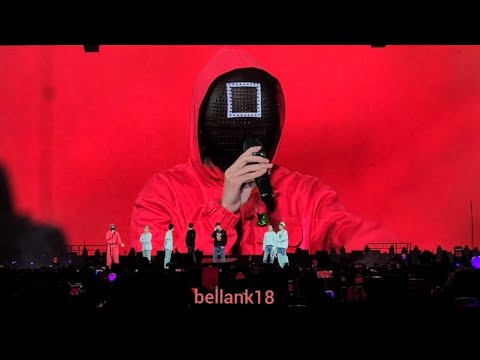 211201 (Closing ment with army bomb wave) fancam BTS 방탄소년단 Permission to Dance on Stage LA Day 3