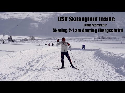DSV Cross-Country Skiing Inside: Error correction skating 2-1 on the ascent (mountain step)