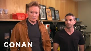 Conan Takes Jordan Schlansky Coffee Tasting - CONAN on TBS