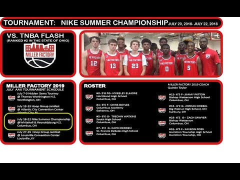 MILLER FACTORY 2019 VS TNBA FLASH 1min