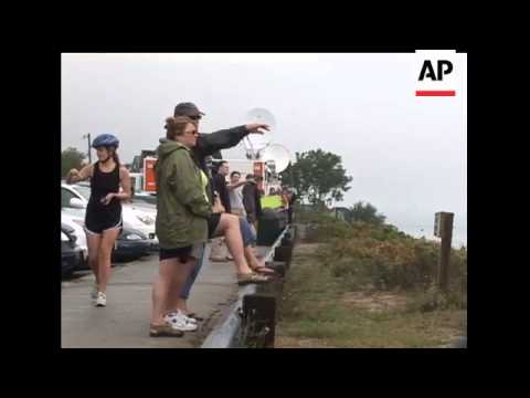 Officials in Chatham, Massachusetts, say they are relieved that Earl has weakened but are still warn