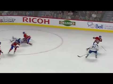 Lars Eller decks Mikhail Grabovski