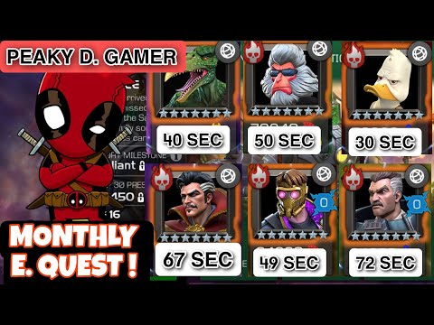 MONTHLY EVENT QUEST ALL BOSSES EASY SOLO OPTIONS | MCOC I 2026 I 