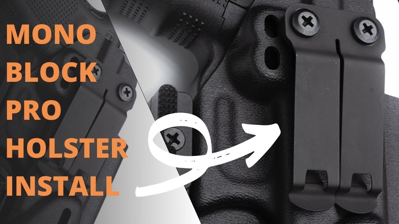 How to Install the DCC Monoblock on your PHLster Pro Holster