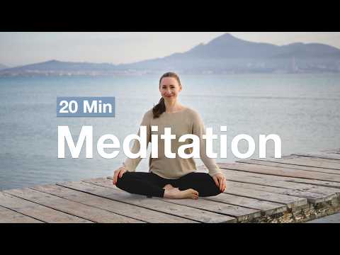 20 Min Geführte Meditation am Meer 🌊 | Body Scan & Visualisierung für innere Ruhe & Entspannung