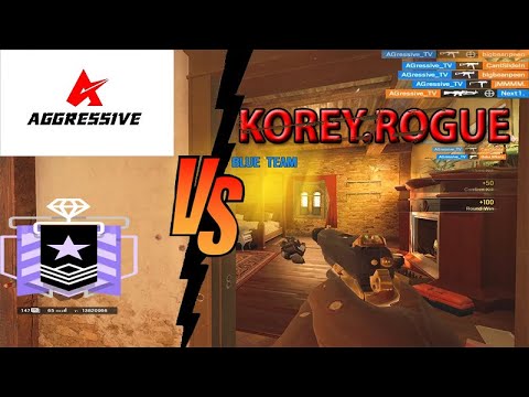 AGgressive  VS  Korey.ROGUE and Vito  -  Rinbow 6 Siege