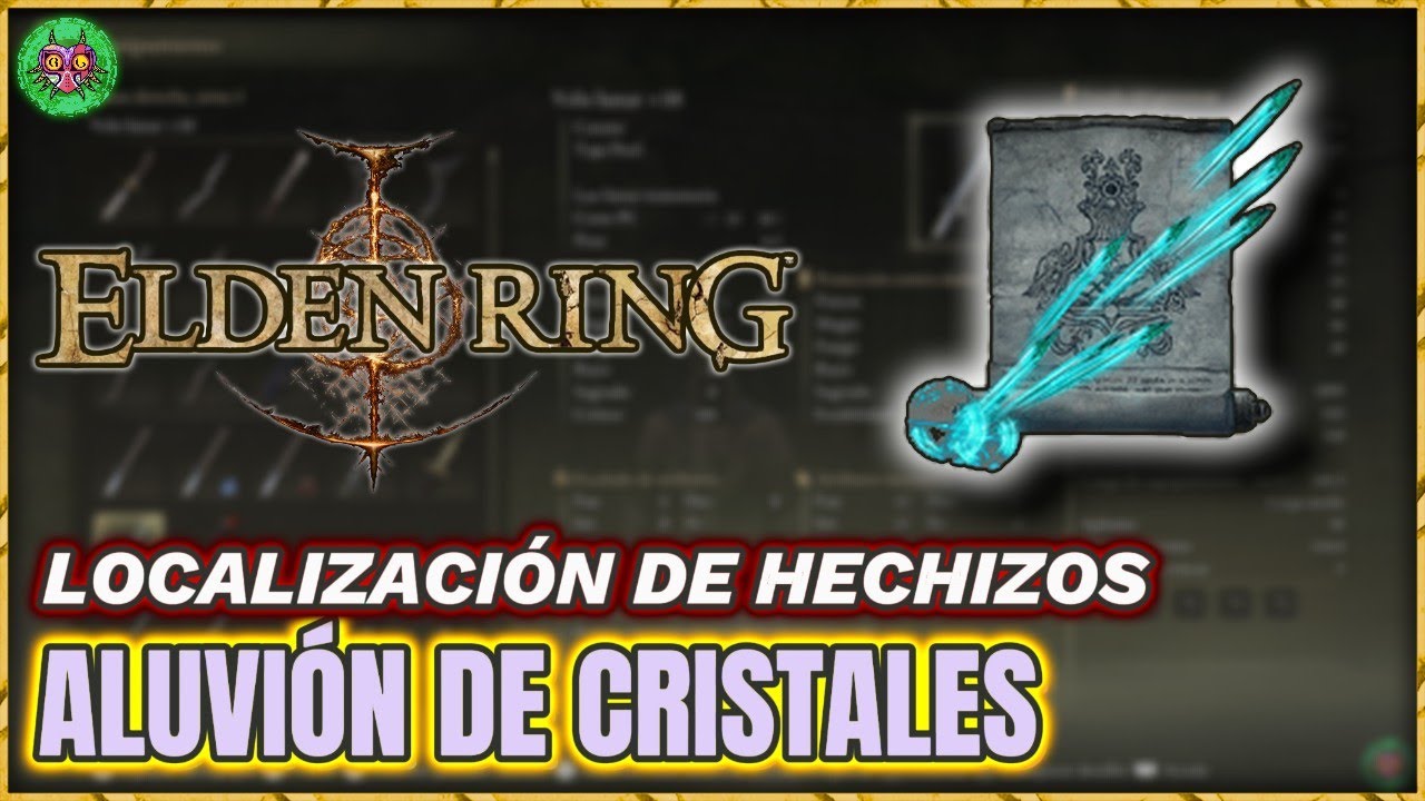 Localización ALUVIÓN de CRISTALES | Hechizos | Elden Ring Localización ALUVIÓN de CRISTALES | Hechizos | Elden Ring
